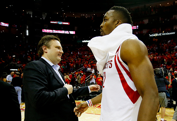 Daryl Morey and Dwight Howard