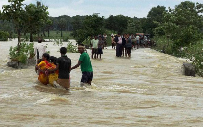 Flood threat in Odisha