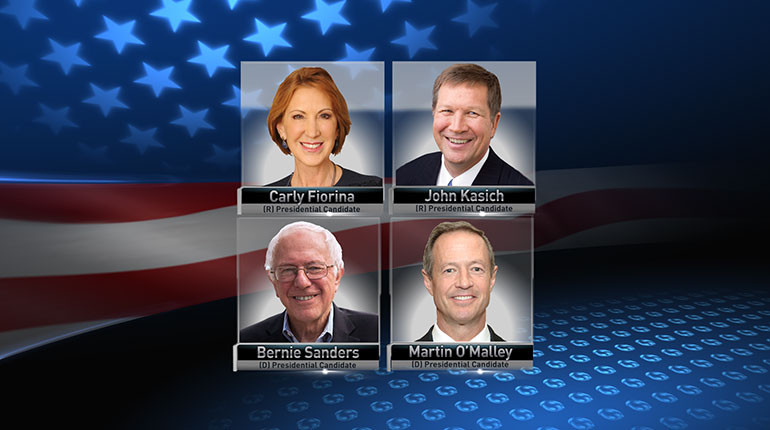 Presidential candidates visiting Iowa