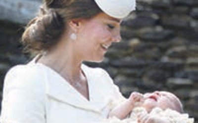 Princess Charlotte and her mother Kate Middleton