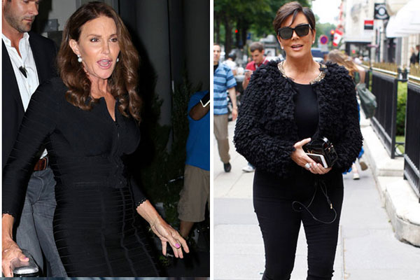 Kris and Caitlyn Jenner have the same dress