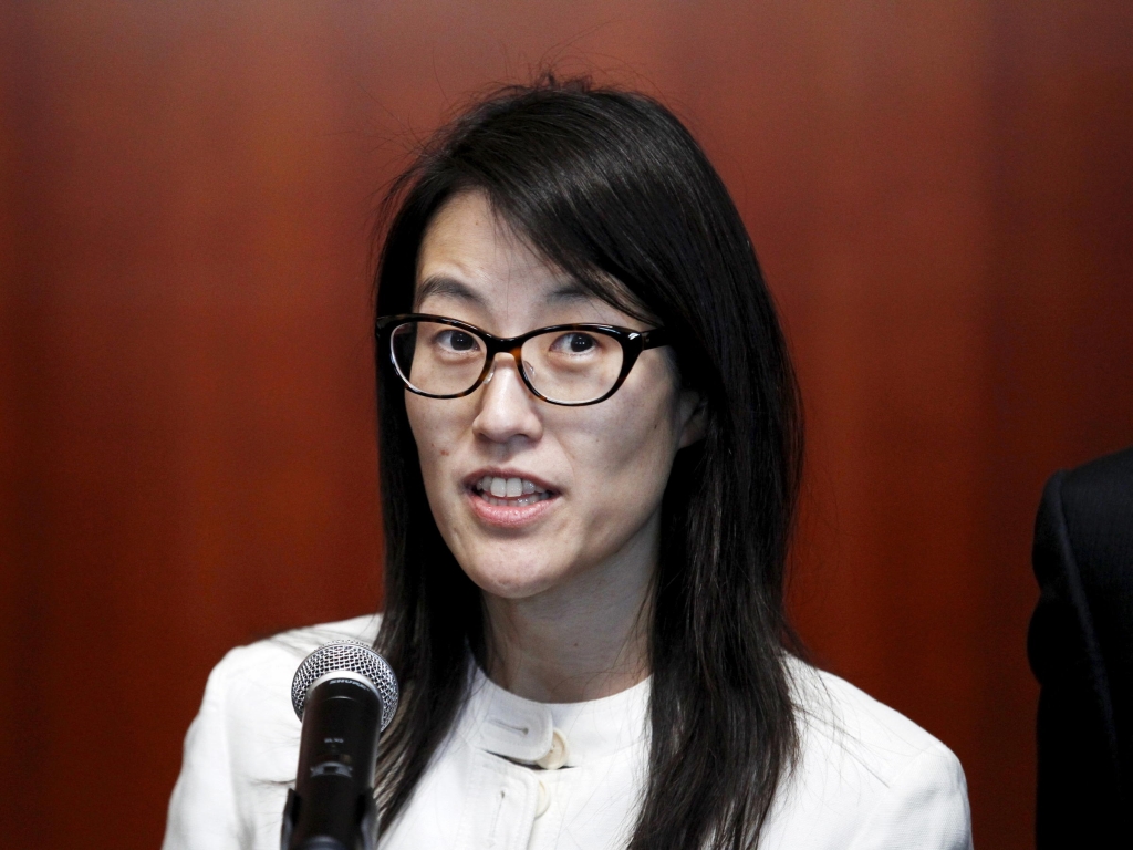 Ellen Pao seen here in March is the interim CEO of Reddit. The popular site has more than 160 million monthly visitors