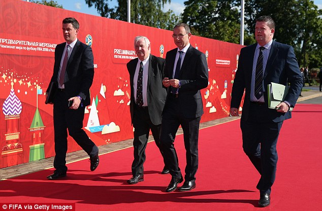 Republic of Ireland Martin O'Neill attends the draw in Russia on Saturday