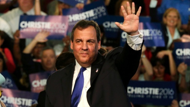 New Jersey Governor Chris Christie became the 14th candidate to officially announce for the Republican US presidential nomination race