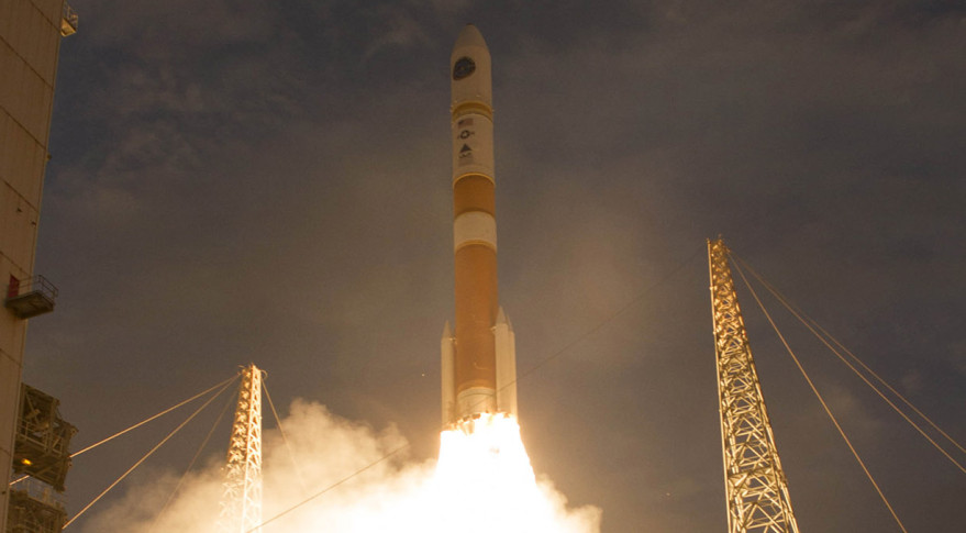 A Delta 4 rocket from United Launch Alliance lifts the seventh WGS satellite into orbit for the U.S. Air Force on July 23. Credit United Launch Alliance