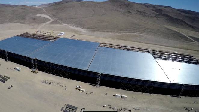 Tesla Gigafactory construction April 2015