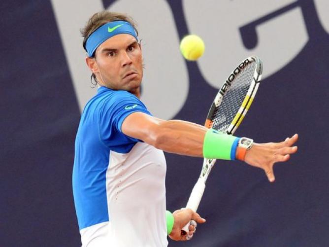 Rafael Nadal won his second round against Jiri Vesely