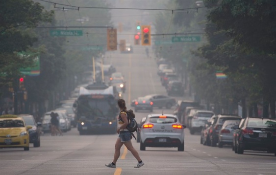 Vancouver Sky Hazy From Wildfires (PHOTOS) - Huffington Post