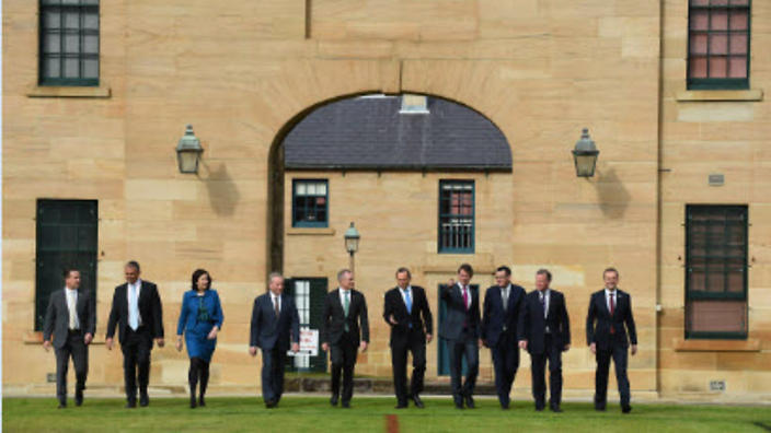 State and territory leaders meet with the Prime Minister in Sydney      
        
            
    
               Show Grid