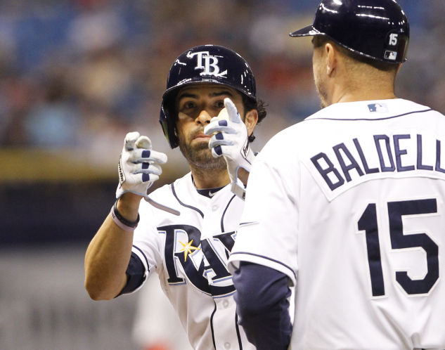 David De Jesus is headed to Los Angeles &#8212 where his wife and son live nearby &#8212 as the Rays open at-bats for others and clear some salary