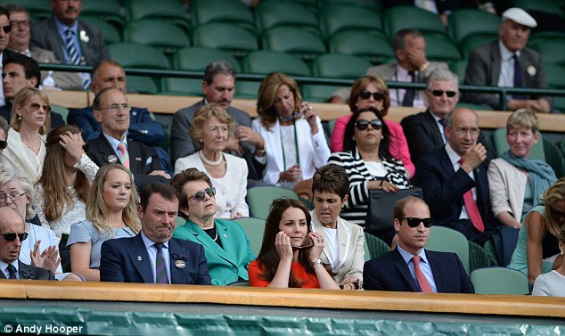 Tennis fans were outraged that seats behind the Royal Box were empty during Andy Murray's match