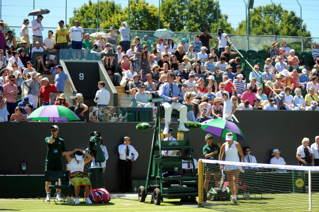 The All England Lawn Tennis Club has denied seats are left empty by pleasure-seeking corporate ticket-holders