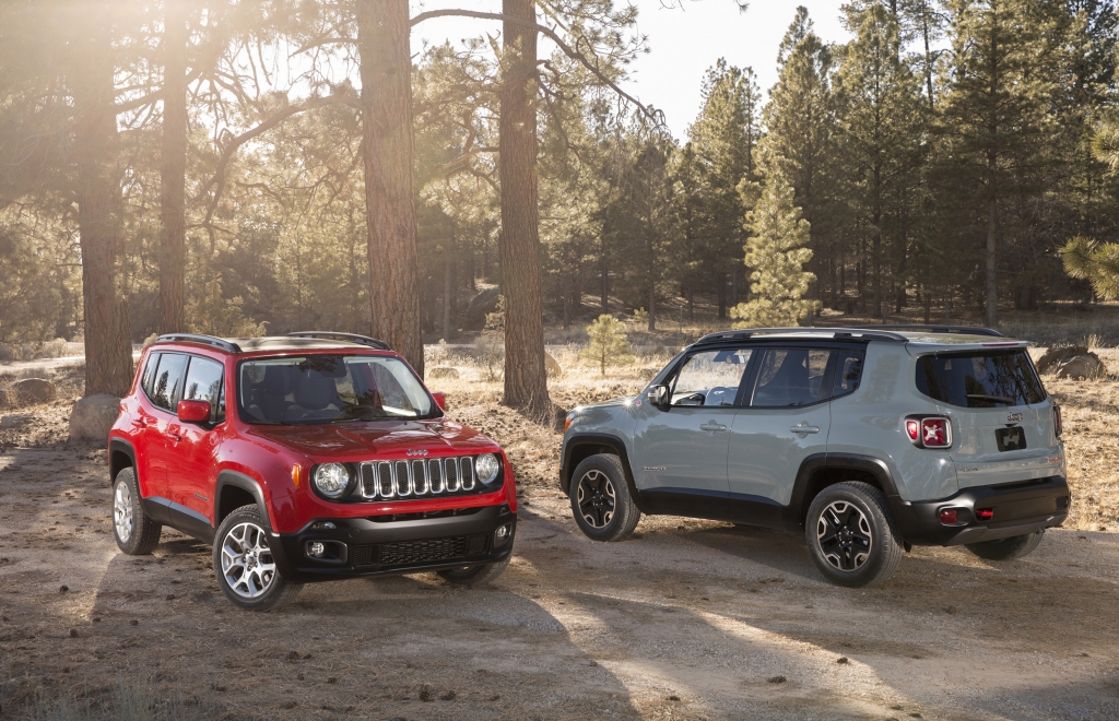 The Jeep Renegade contributed to another strong sales month for Fiat Chrysler Automobiles