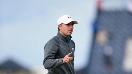 Jordan Spiethis firmly in contention to win a third successive major at the Open Championship