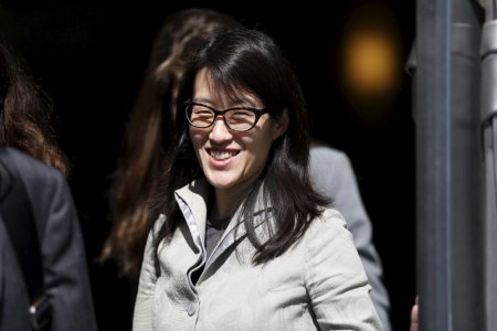 Ellen Pao leaves San Francisco Superior Court Civic Center Courthouse during a lunch break in San Francisco California