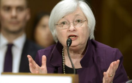 U.S. Federal Reserve Board Chair Janet Yellen delivers her semi-annual report on monetary policy before the Senate Banking and Urban Affairs Committee on Capitol Hill in Washington