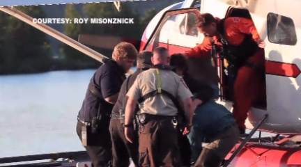 Trapped teen canoeist spent nearly seven hours in the water