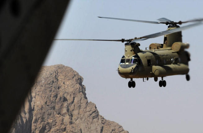 Two US helicopters are believed to have carried out the attack against a military checkpoint