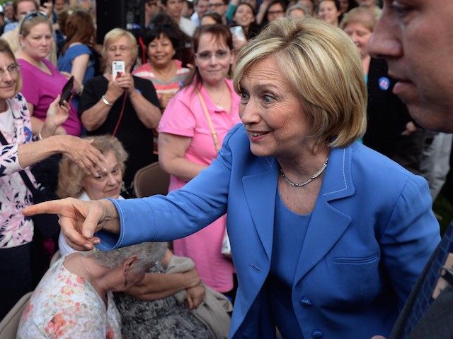 Hillary Clinton Discusses Economic Plan At New Hampshire Campaign Events