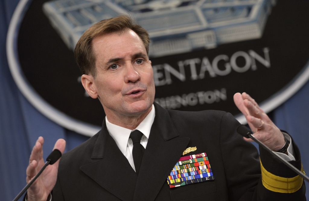 U.S. State Department Press Secretary Navy Rear Adm. John Kirby