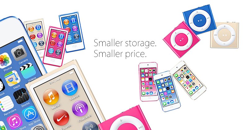 New iPods launching July 14th with smaller storage