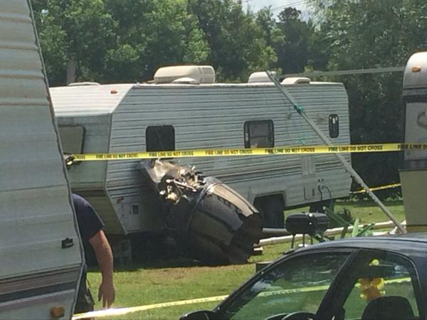 WBAY - F-16, Cessna collide midair in South Carolina - July 7, 2015