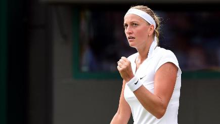 Champion Petra Kvitova talks up title rival Serena