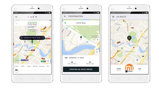 Xiaomi And Uber Partner Up Unveil Mi Note Delivery Service