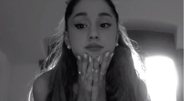 Youtube Screenshot fileA screen grab of Ariana Grande's Youtube apology video for her'donut fiasco