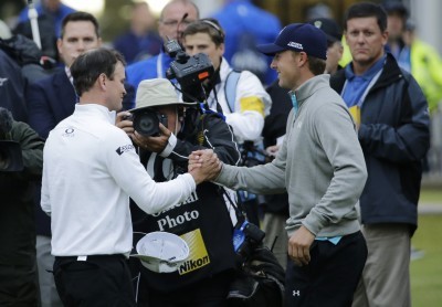 Johnson edged Oosthuizen, Leishman to win British Open in four-hole playoff