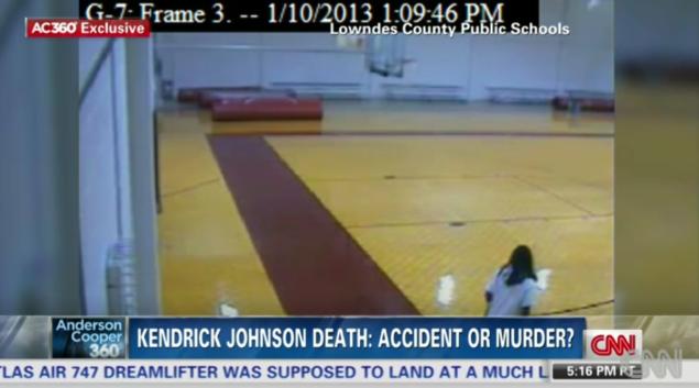 The body of student Kendrick Johnson was found inside this gym at Lowndes High School in Valdosta Ga