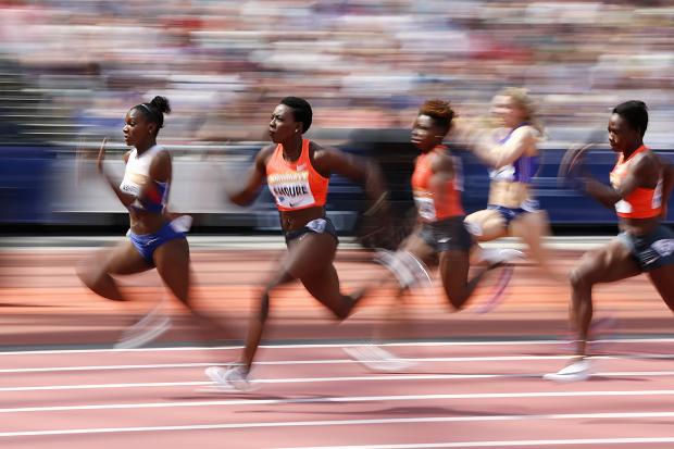 Dina Asher Smith wins the Women’s 100m