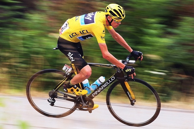 Froome riding during this year’s Tour de France denies he is under pressure
Getty Images