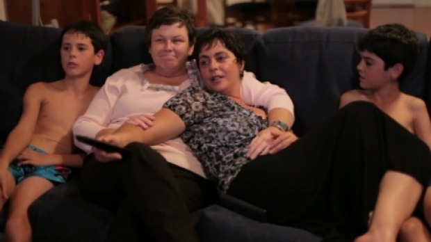 A still from the documentary film Gayby Baby