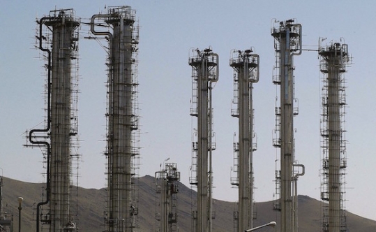 A view of Iran’s controversial heavy water production facility in Arak south of the Iranian capital Tehran in 2004