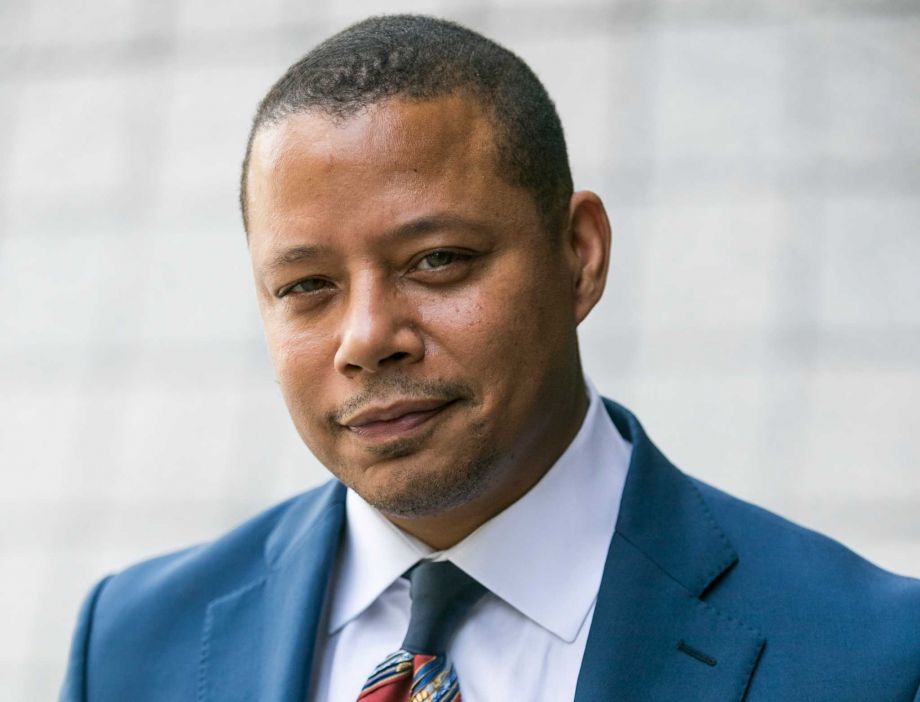 Actor Terrence Howard walks into a Los Angeles court for a hearing in which the