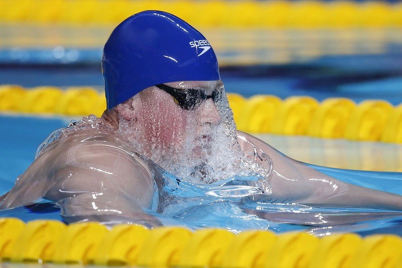 Adam Peaty of Great Britain- the face of pioneering breaststroke pace in 2015- by Patrick B. Kraemer