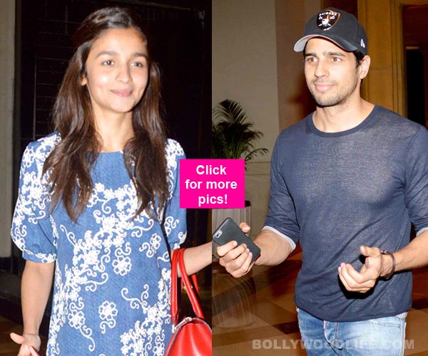 Sidharth Malhotra and Alia Bhatt’s dinner date gets BUSTED – view pics