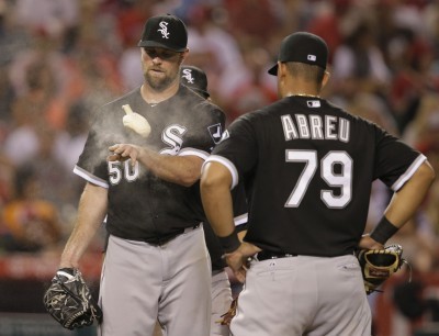 Jeff Samardzija: Samardzija limits Angels to one run in 7 IP