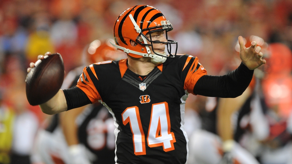 Andy Dalton and the Cincinnati Bengals offense will look to bounce back after a poor showing last week against the Tampa Bay Buccaneers