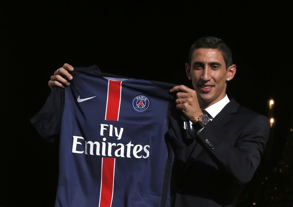 Angel Di Maria after signing with PSG