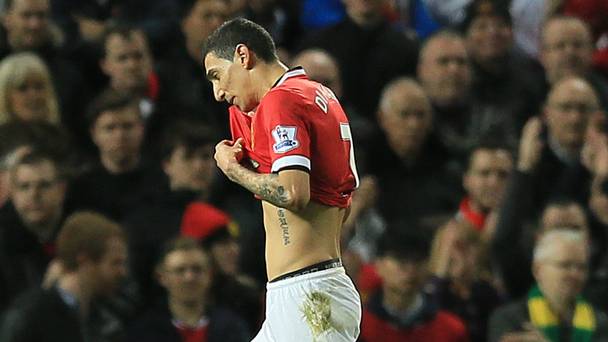 Angel Di Maria had a disappointing first year at Old Trafford and could now leave