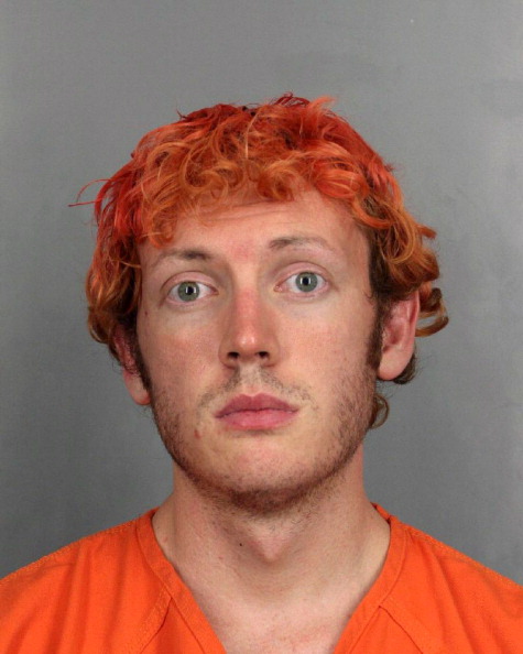 CENTENNIAL CO- UNSPECIFIED DATE In this handout provided by the Arapahoe County Sheriff's Office accused movie theater shooter James Holmes poses for a booking