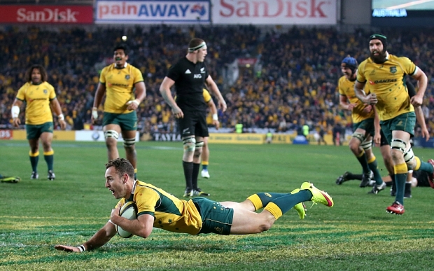 Australia 27 New Zealand 19 Rugby Championship match report All Blacks aura dented by shock defeat