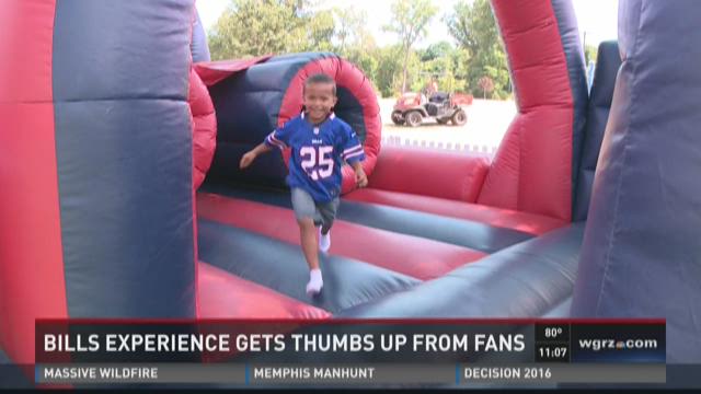 BILLS EXPERIENCE GETS THUMBS UP FROM FANS