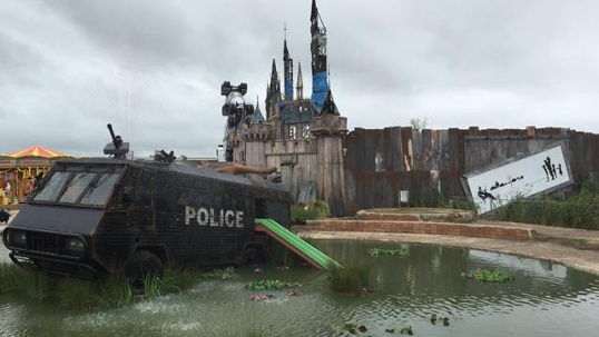 Dismaland Police Van