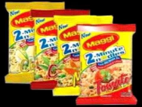 Maggi 2 minutre noodle under scanner