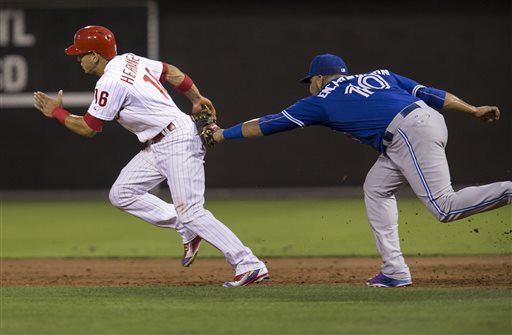 Phils Can't Keep Up With Big Jays Bats