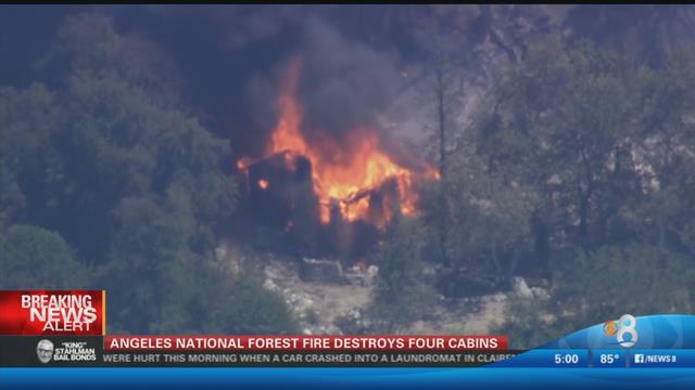 Vehicle crash ignites brush fire in Ventura County