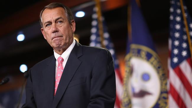 Speaker of the House John Boehner at the US Capitol in Washington DC